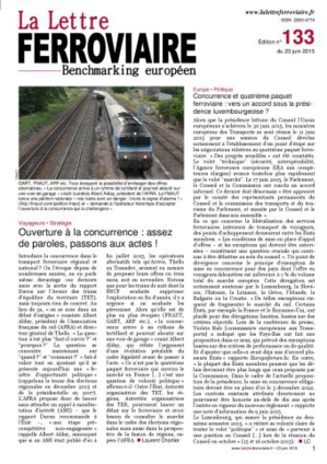 La Lettre ferroviaire n°133