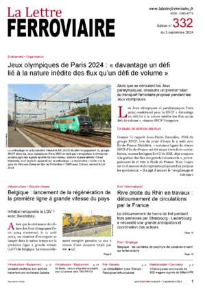 La Lettre ferroviaire 332