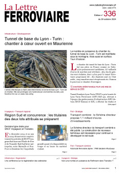 À lire dans La Lettre ferroviaire 336